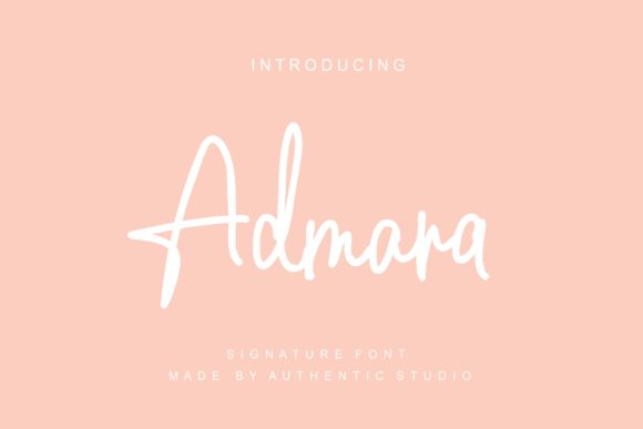 Admara Font: Handwritten Elegance for Digital Design