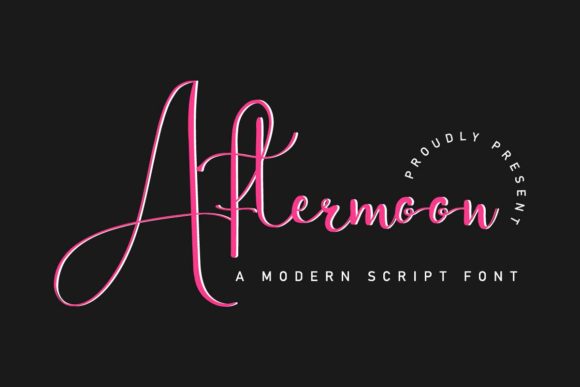Aftermoon: Elegant Handwritten Font for Makers