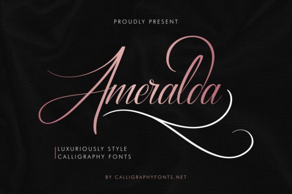 Ameralda Script Handwritten Font for Elegant Branding