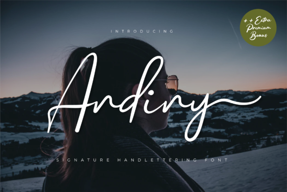 Andiny: A Script Handwritten Font That Elevates Campaign Visuals