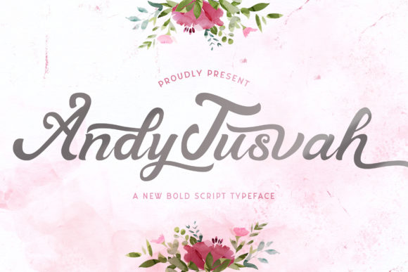 Andy Tusvah: A Timeless Script Handwritten Font for Editorial Design