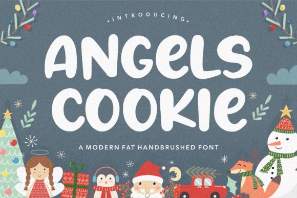 Angels Cookie Font for Creative Brands