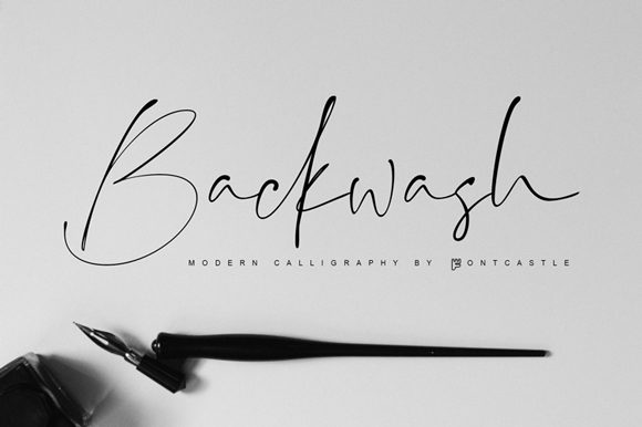Backwash: A Thin Script Handwritten Font for Digital Branding