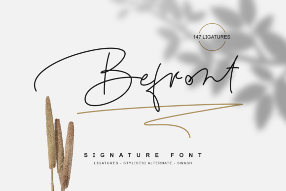 Befront: A Script Handwritten Font for Elegant Digital Branding