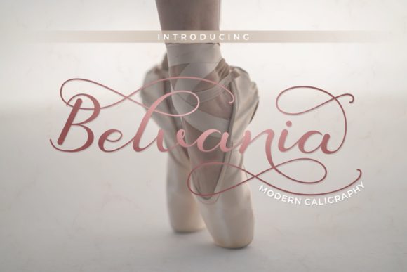 Belvania Font: Elegant Script for Creative Projects