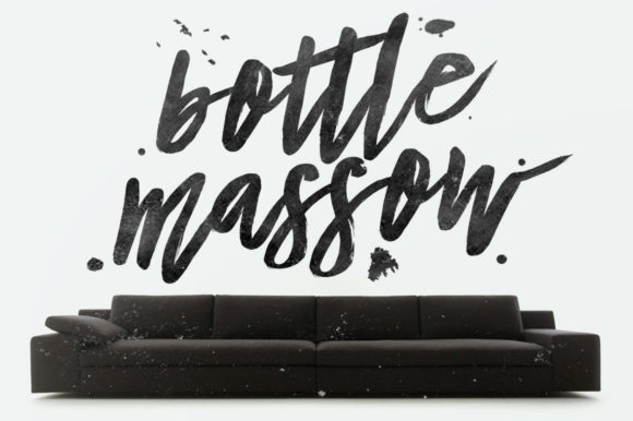 Bottle Massow: A Clean, Quirky Script Handwritten Font for Editorial Design
