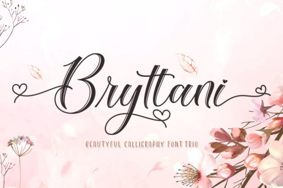Bryttani Script Handwritten Font for Elegant Creative Projects