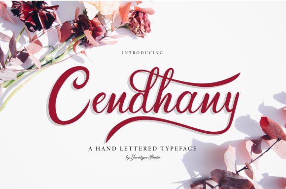 Cendhany Script Handwritten Font for Elegant Craft & Printables