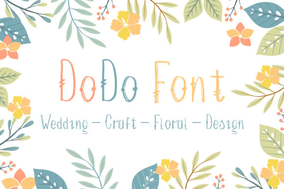 DoDo Script Handwritten Font for Crafters & Sellers