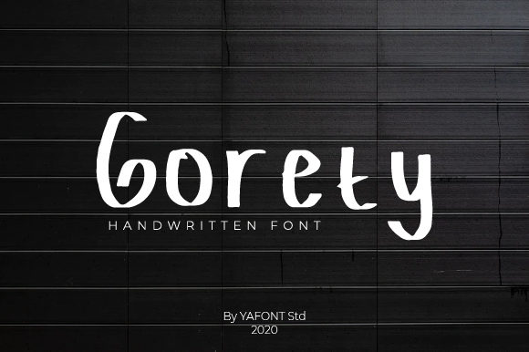 Gorety: A Sweet & Friendly Handwritten Font for Crafters