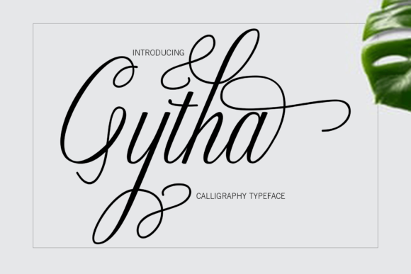 Gytha: Elegant Script Handwritten Font for Campaign Visuals