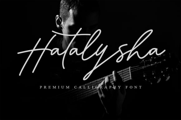 Hatalysha: A Script Handwritten Font for Elegant Digital Branding