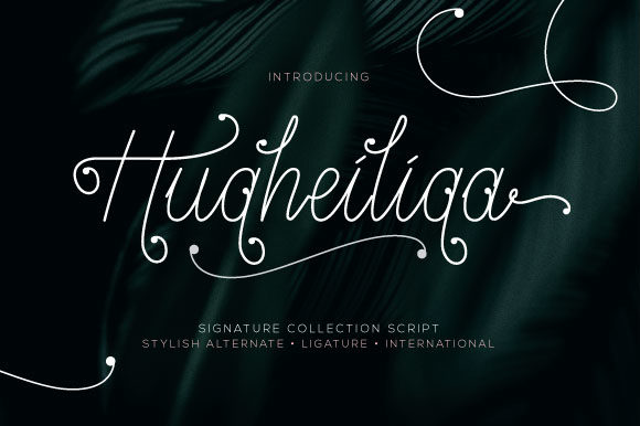 Hugheiliga Font for Elegant Brand Identity