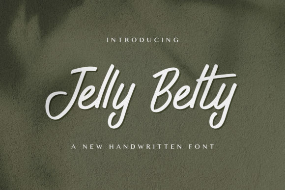 Jelly Belty Font: Delicate Script Handwritten Typeface for Elegant Branding