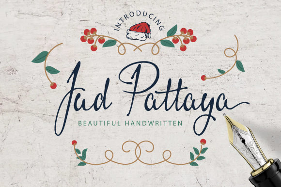 Jud Pattaya Font for Creative Web Design