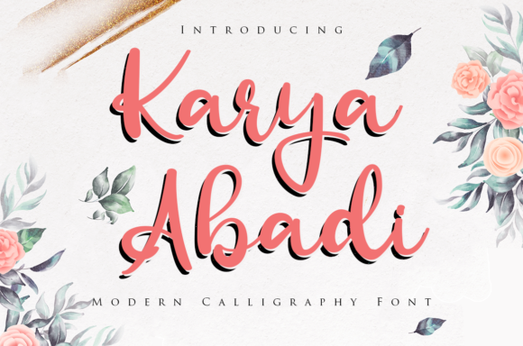 Karya Abadi Font for Creative Makers