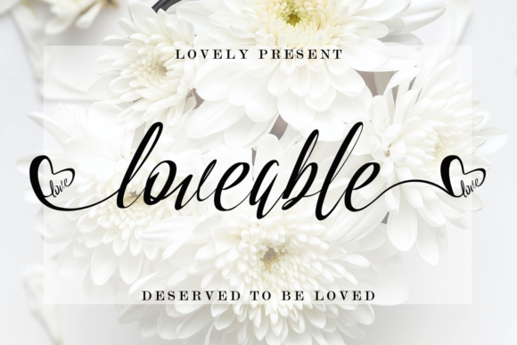 Loveable Font for Elegant Handwritten Campaigns