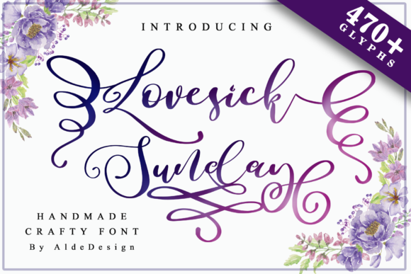 Lovesick Sunday Font for Elegant Branding