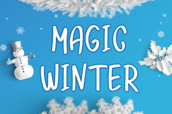 Magic Winter Script Handwritten Font for Digital Design