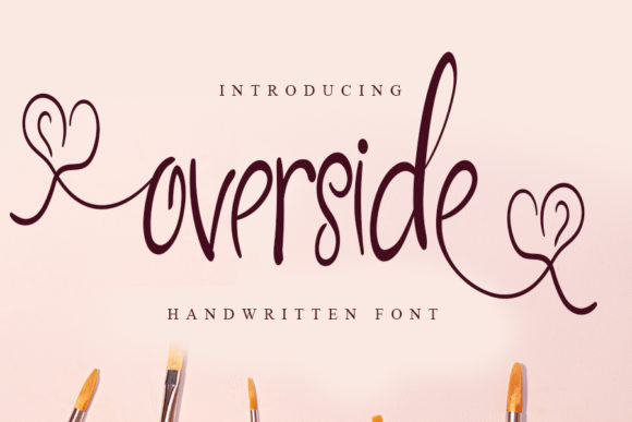 Overside: A Script Handwritten Font for Elegant Digital Branding