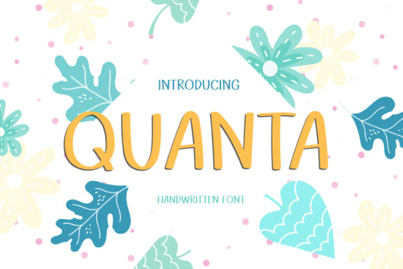 Quanta: A Bold Handwritten Font