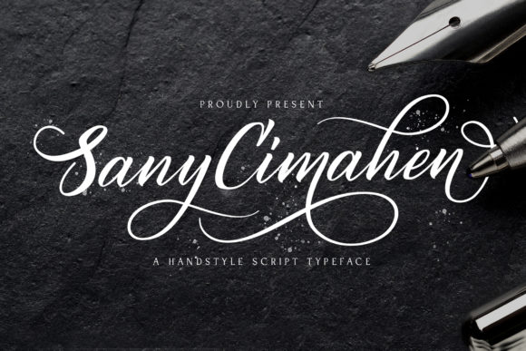 Sany Cimahen: A Flowing Handwritten Font for Elegant Digital Branding
