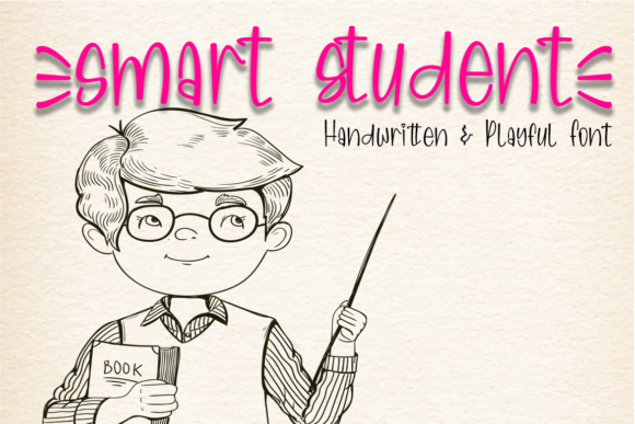 Smart Student Script Handwritten Font for Makers