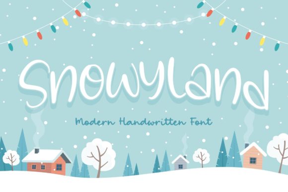 Snowyland Handwritten Font for Digital Branding