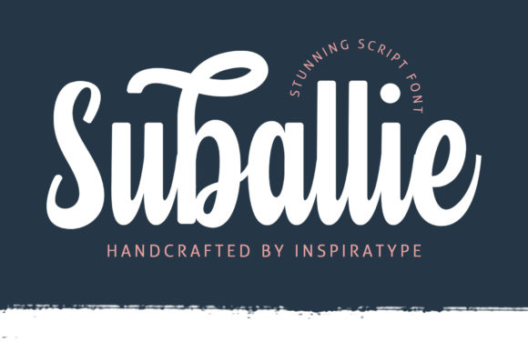Suballie: A Bold and Flowing Script Handwritten Font