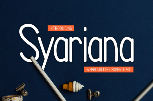 Syariana: A Sweet & Friendly Handwritten Font for Branding