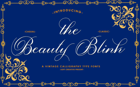 The Beauty Blink Script Handwritten Font