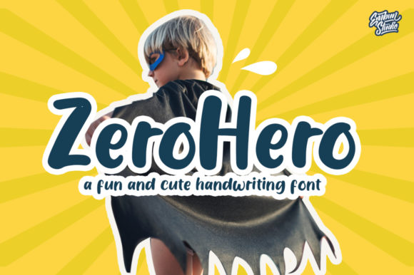 Zerohero: A Joyful Script Handwritten Font for Thoughtful Design